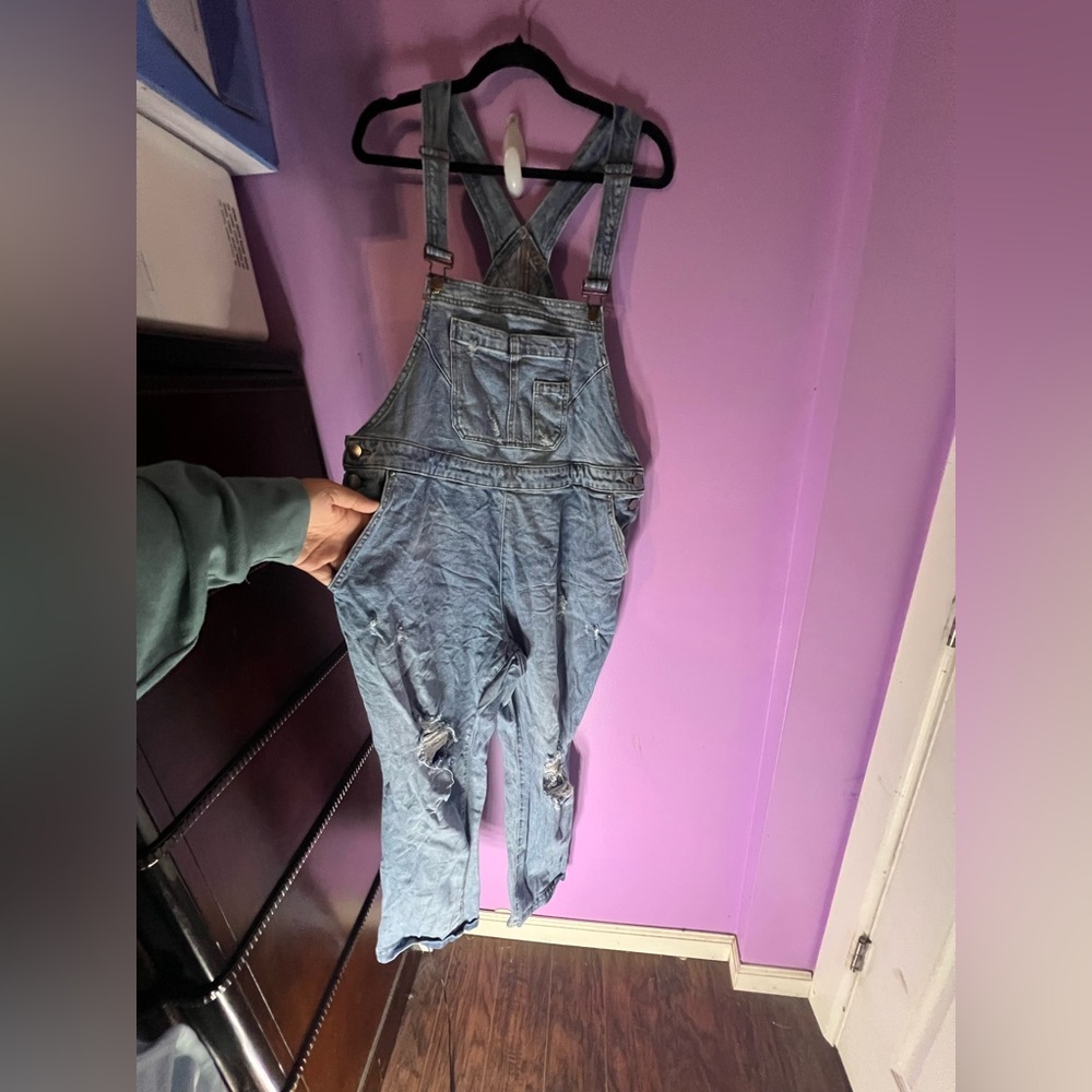 Lane Bryant Indigo Denim overalls